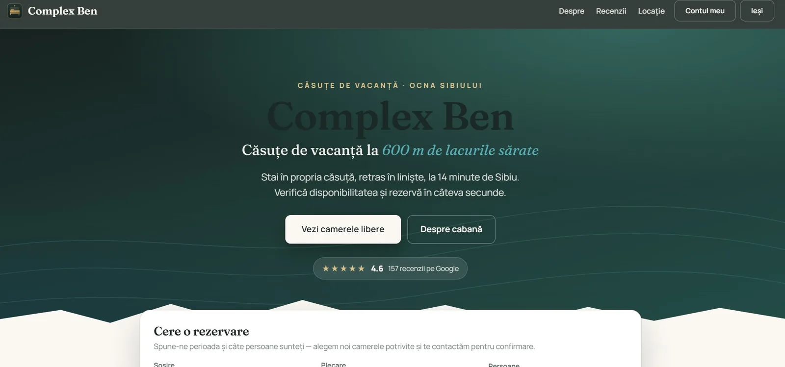 Complex Ben — Website design